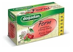 Form Tea With Cherry Stalk Natural Herbal 10 Boxes / 200 Tea Bags Detox Tea