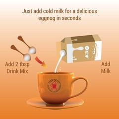 Instant Eggnog Drink Mix, 8 oz bag