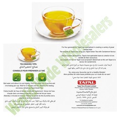 TAPAL Organic Green Tea, Cardamom Flavor – 4 Pack – Total 120 Tea Bags – Premium