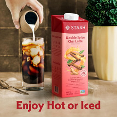Double Spice Chai Latte – Dairy Free Plant Based Tea Concentrate – Caffeinated –