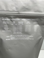 NEW 2 OZ Teavana Mango Black Sealed Loose Leaf Gray Bag