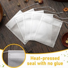 Disposable Tea Bags Bulk 1000 pcs Drawstring Filter Sachets for Loose Tea