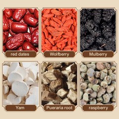 Ginseng Ten Treasures Tea Maca Mulberry Kidney Detox Liver Tea for Men Women