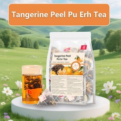 120g Tangerine Peel Puerh Ripe Tea Orange Peel Cooked Pu’er Tea