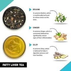TEACURRY Fatty Liver Tea (1 Month Pack | 30 Tea Bags) – Helps With Fatty Liver