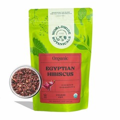 Organic Hibiscus Tea – 8 oz, Loose Leaf, Cut and Sifted – 100% Egyptian Hibis…