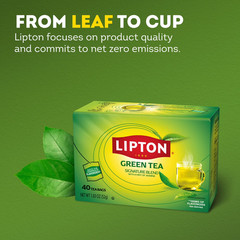 (Pack of 2)Lipton Signature Blend Green Tea Bags Unsweetened Hot/Iced Tea…..