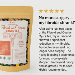 Fibroids and Ovarian Cysts TEA. POWERFUL JAMAICAN DETOX AND CLEANSE HERB TEA
