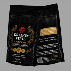 Dragon Vital Herbal Tea with Ginseng & Maca – Natural Energy Support
