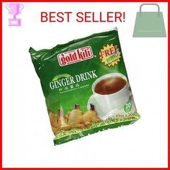 Ginger Drink Gold Kili 40 Sachets Packed in 2 Bags, 12.6 oz (With Honey)