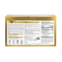 Wild American Ginseng Instant Tea, 80 sachets-Prince of Peace