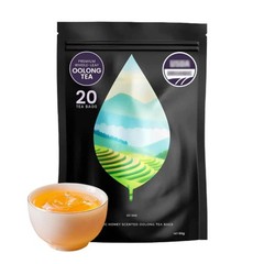 PiPi Tea Organic Oolong Tea Bags – Whole Leaf, 20 Bags (4g Each)-Cortisol &Ca US