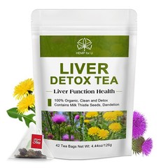 Natural Liver Detox tea – 42packs Milk Thistle Seed Extract