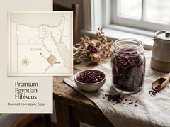 Hibiscus Tea, 1LB, Organic Flowers from Egypt – Cut & 16 Ounce