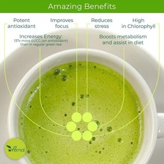 uVernal Organic Matcha Pure Green Tea Powder [USDA Organic] 1 lb (453g)