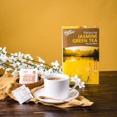 5 Boxes Premium Jasmine Green Tea, 100 Tea Bags Each Box -Prince of Peace