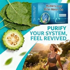 Mulberry Leaf Bitter Melon Tea Helps Maintain Blood Sugar Levels 150g Boxed