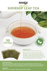 Organic Soursop Leaves Tea 30 Bags Herbal Guanabana Graviola Annona Muricata