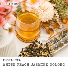 Leafmessage Tea – White Peach Jasmine Oolong Loose Leaf Floral Tea 白桃茉莉烏龍 85g