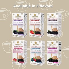 Hyleys Colon Cleanse Tea Blackberry Flavor – 50 Tea Bags (1 Pack)