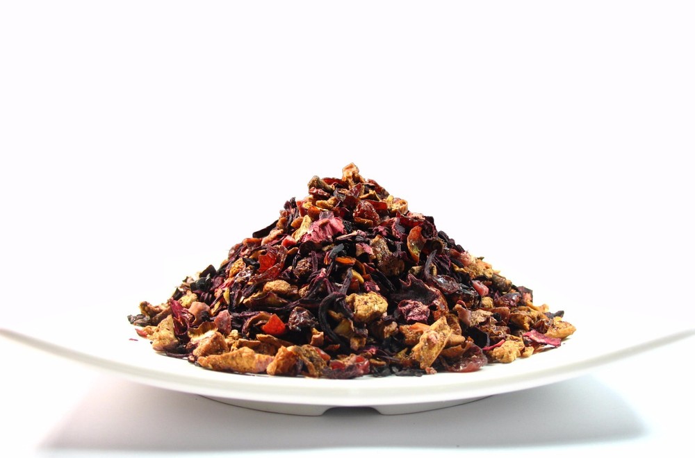 Cranberry Apple Fruit Herbal Tea Good Iced Tea loose Leaf Tea Caffeine Free 8 OZ