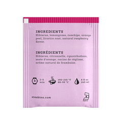 Stash Tea Wild Raspberry Hibiscus Herbal Tea, Box of 100 Tea Bags (Packaging May