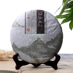 Menghai Dayi 7542 Pu’er Tea Cake Chinese Yunnan Puerh Pu-erh 2014 357g Raw Puer