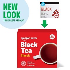 Black Tea Bags 8oz 100 Count, Rainforest Certified, Individually Wrapped