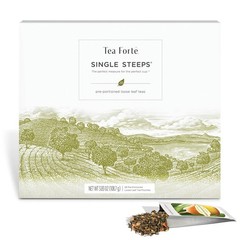 Single Steeps Loose Leaf Tea Sampler, Assorted Variety Tea Box, 15 Single Ser…