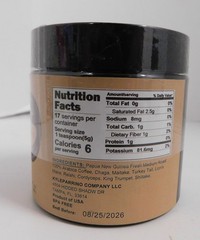 TALCUFON Mushroom Coffee 8 Superfood Mushrooms 3 Oz SEALED