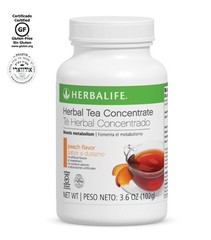 Herbalife Herbal Tea Concentrate Peach Herbal Powder Gluten-Free 60 Servings