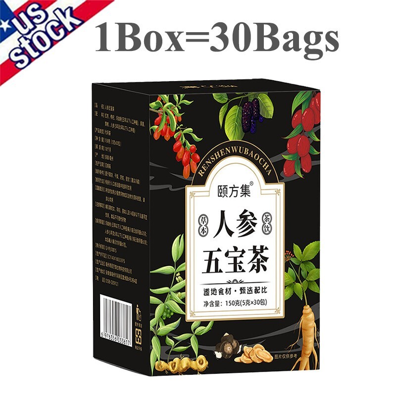 30pcs Ginseng six treasure tea , Kidney tea ,liver tea , red date kidney health