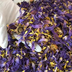 Ceylon Blue Lotus Nymphaea Caerulea 100% Organic Hand Pick Dried Flowers Tea