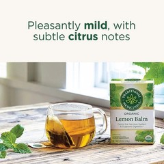 Traditional Medicinals Organic Lemon Balm Tea, 16 Tea Bags