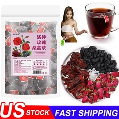 Hibiscus Tea with Rose and Mulberry Flower Tea-Liver Cleanse & Detox Herbal