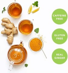 Prince Of Peace Instant Ginger Honey Crystals w/ Turmeric, 25 Sachets Honey Tea
