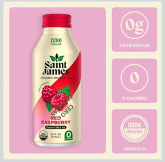 Iced Black Tea Organic Saint James Non-GMO, Gluten Free, Zero Calorie (11 Btls)