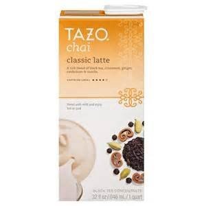 TAZO BLACK TEA CHAI LATTE CLASSIC 32 OZ 32.0 Ounce (Pack of 1)