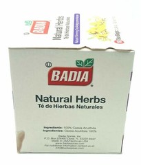 (6 Pack) Badia Natural Herbs Tea 10 Bags Each – Caffeine Free Herbal Slimming