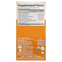 Tulsi Tea, Turmeric Ginger, Caffeine-Free, 18 Infusion Bags, 1.2 oz (34.2 g)