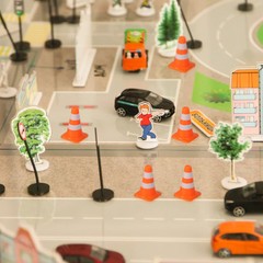 Model Traffic Cones Traffic Road Cones Construction Toys Model Traffic Signs