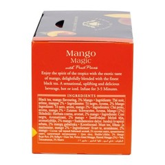 Ahmad Tea Mango Magic Black Tea 20 Count Naturally Caffeinated Flavorful Brew