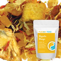Majestic Mango Herbal Fruit Tea – Loose Leaf Tisane – Fusion Teas