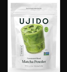 Ujido Ceremonial Blend Matcha Green Tea Powder 4 oz – FRESH LOT OF 2 BAGS!!