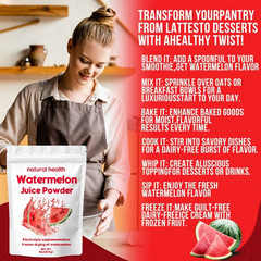 Natural Watermelon Juice Powder Vitamin C Allergen-Free Rich in Electrolytes