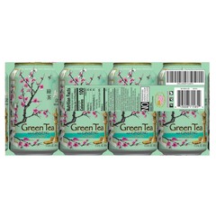 Arizona Green Tea with Ginseng and Honey, 11.5 Fl Oz Cans (12-Pack)