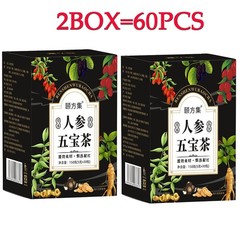 60pcs Ginseng six treasure tea , Kidney tea ,liver tea , red date kidney health
