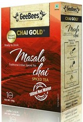 Geebees Chai Gold Instant Premix Masala Tea Sweetened – 140 Grams