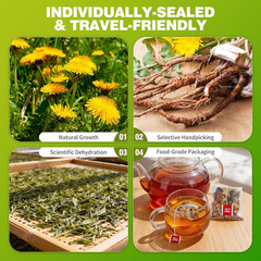 Dandelion Herbal Tea, Liver Detox Tea, Dandelion Tea Organic, Liver Kidney Clea