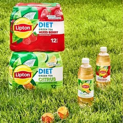 Lipton Diet Mixed Berry Green Tea, 16.9 Fl Oz Bottles (Pack of 12)Free Shipping